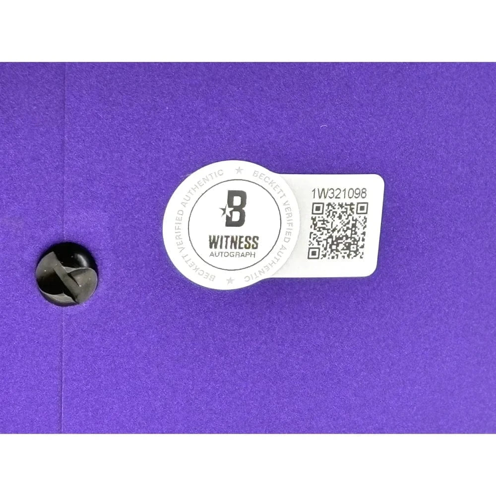 Justin Jefferson Autographed Minnesota Vikings Full Size Helmet BAS COA Signed Helmet Inscriptagraphs Memorabilia