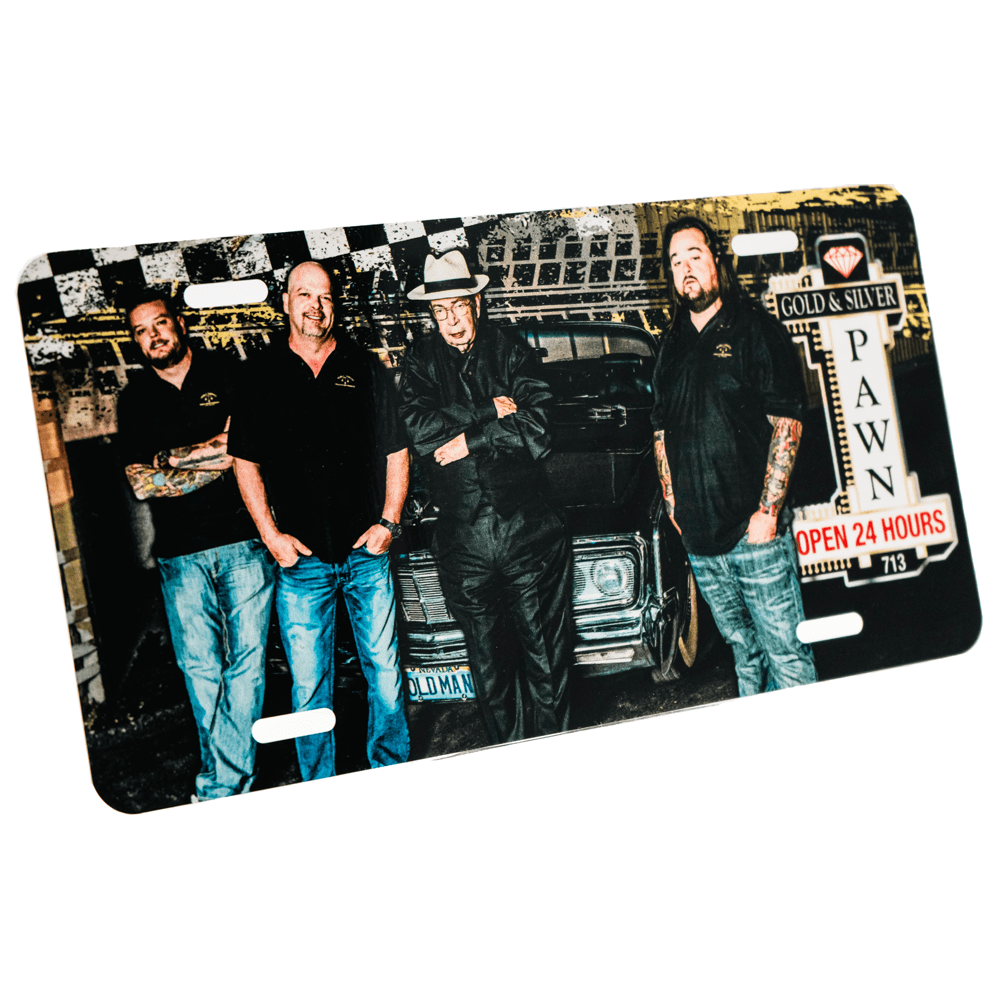 Gold & Silver Pawn Shop License Plate Gold & Silver Pawn Shop