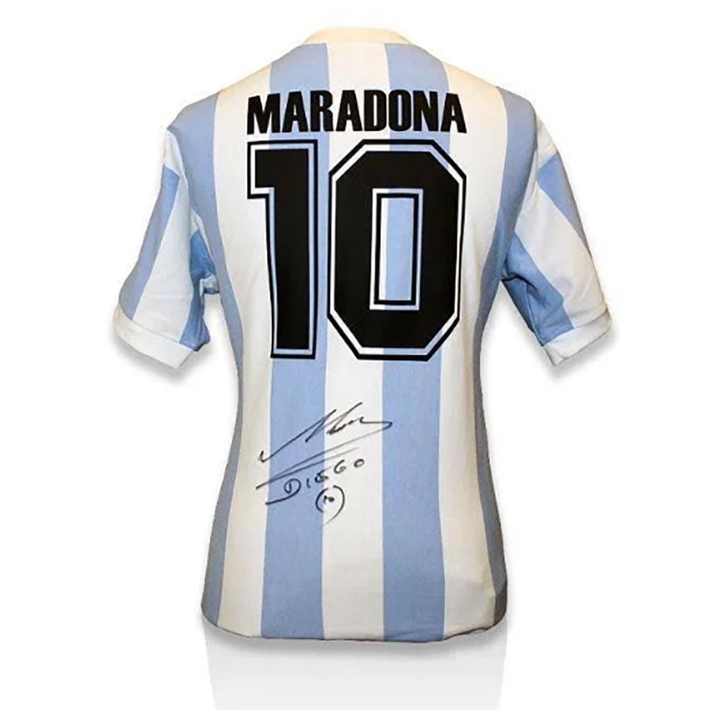 Diego Maradona Signed Argentina Jersey