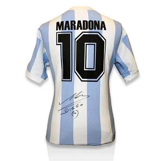 Diego Maradona Signed Argentina Jersey