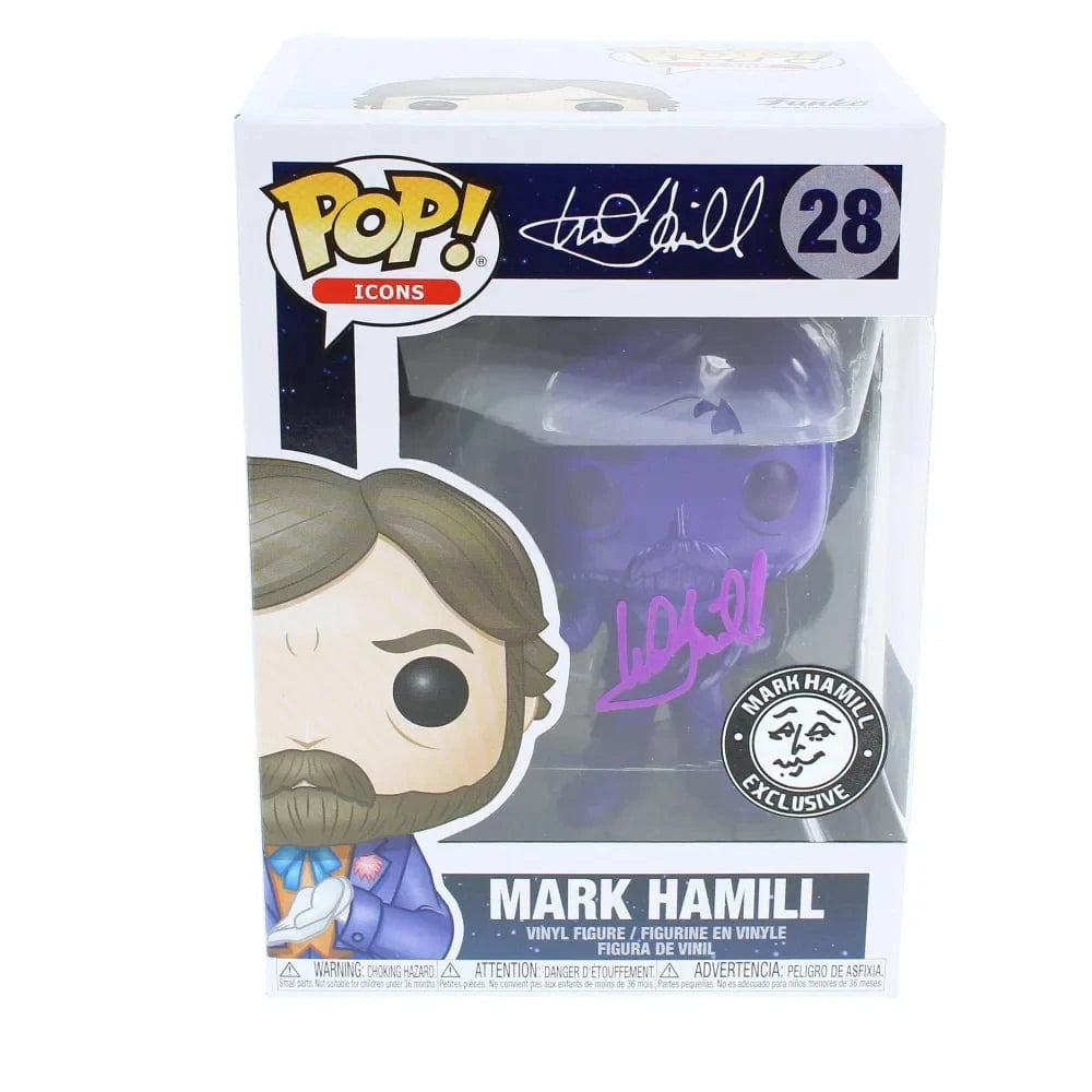 Mark Hamill Autographed Joker Funko Pop #28 Variant COA Signed #D/100 Batman Funko Pop Inscriptagraphs Memorabilia