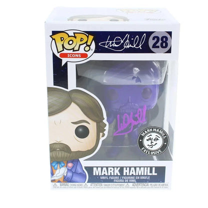 Mark Hamill Autographed Joker Funko Pop #28 Variant COA Signed #D/100 Batman Funko Pop Inscriptagraphs Memorabilia