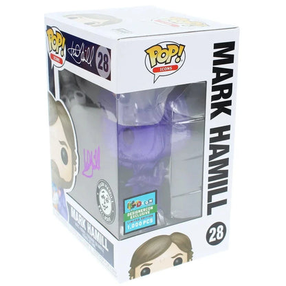 Mark Hamill Autographed Joker Funko Pop #28 Variant COA Signed #D/100 Batman Funko Pop Inscriptagraphs Memorabilia