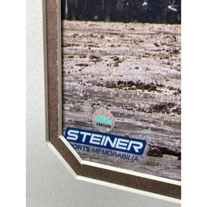 Mike Smith Signed Justify 16x20 Photo Framed Steiner COA Triple Crown Horse Autograph Photo Inscriptagraphs Memorabilia