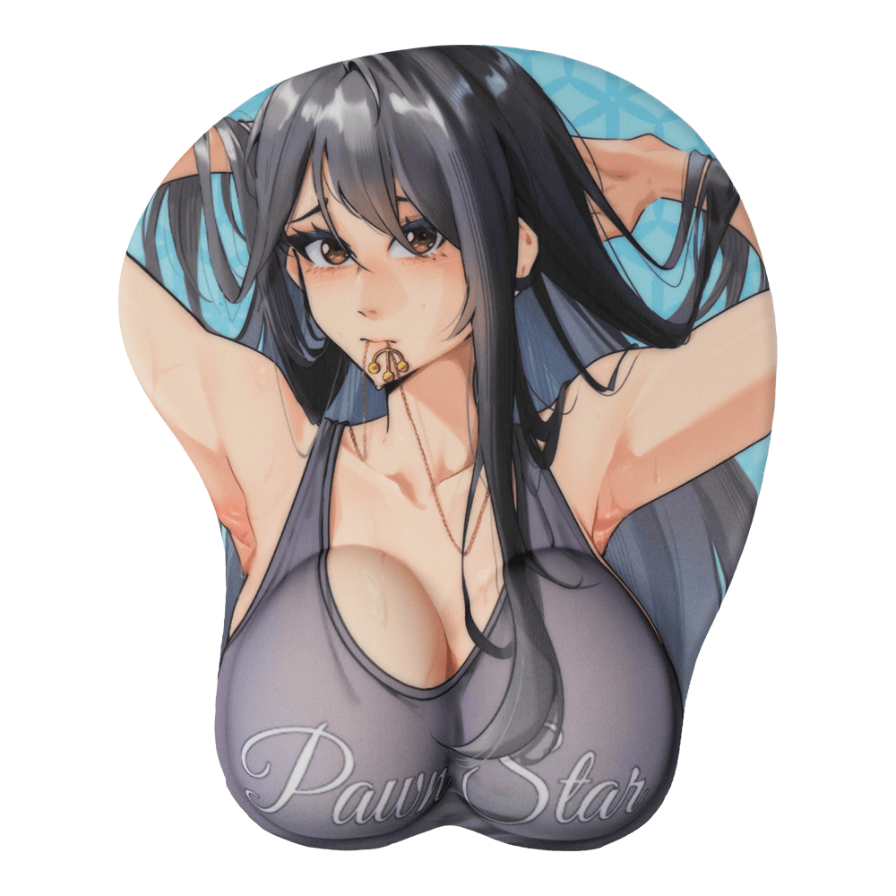 Anime Girl Mousepad Gold & Silver Pawn Shop