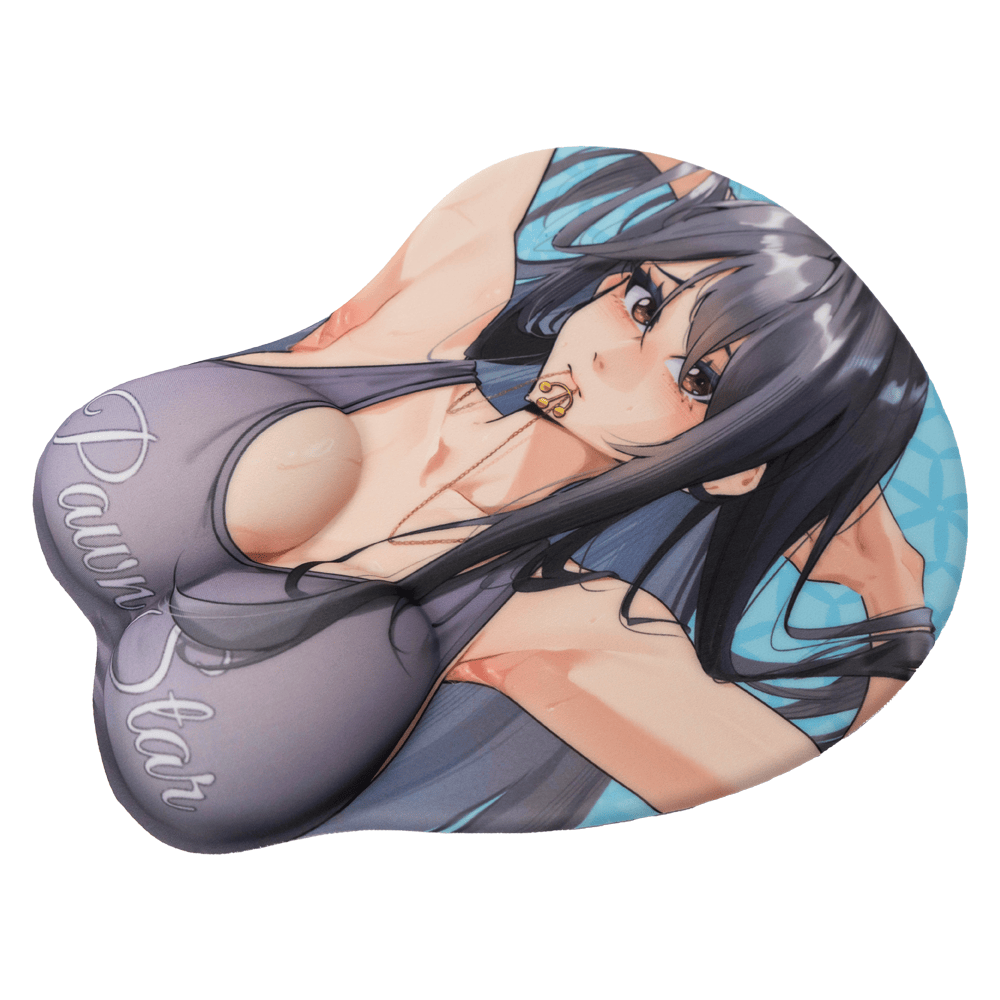 Anime Girl Mousepad Gold & Silver Pawn Shop