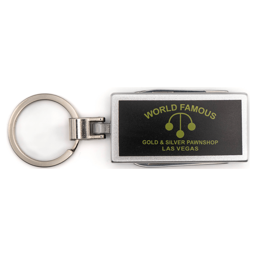 Multitool Keychain Gold & Silver Pawn Shop