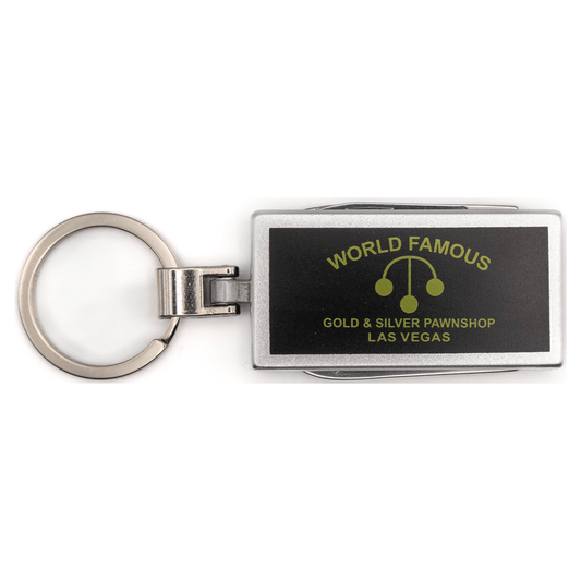 Multitool Keychain Gold & Silver Pawn Shop