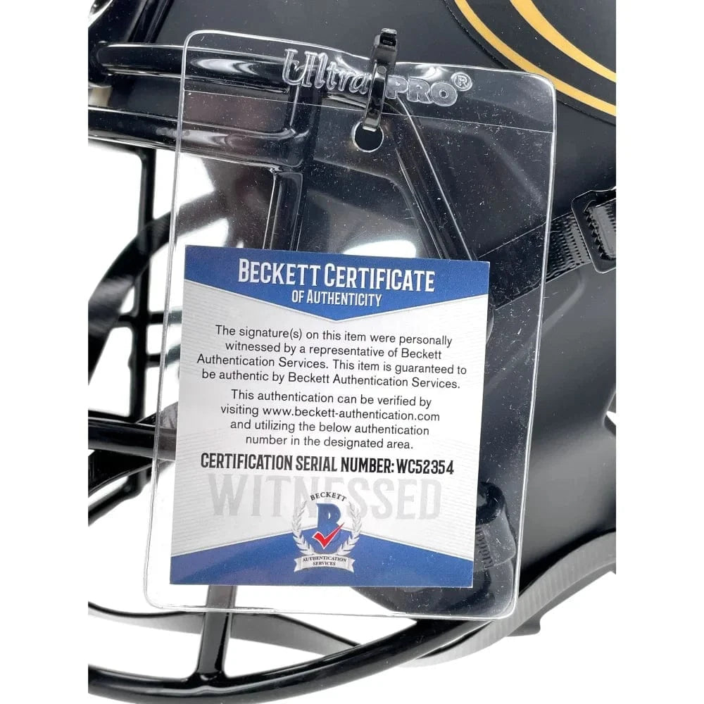 Nick Bosa Autographed San Francisco 49ers F/S Speed Eclipse Helmet BAS Signed Helmet Inscriptagraphs Memorabilia