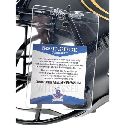 Nick Bosa Autographed San Francisco 49ers F/S Speed Eclipse Helmet BAS Signed Helmet Inscriptagraphs Memorabilia