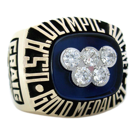 USA Hockey 1980 Winter Olympics Championship Ring Gold & Silver Pawn Shop
