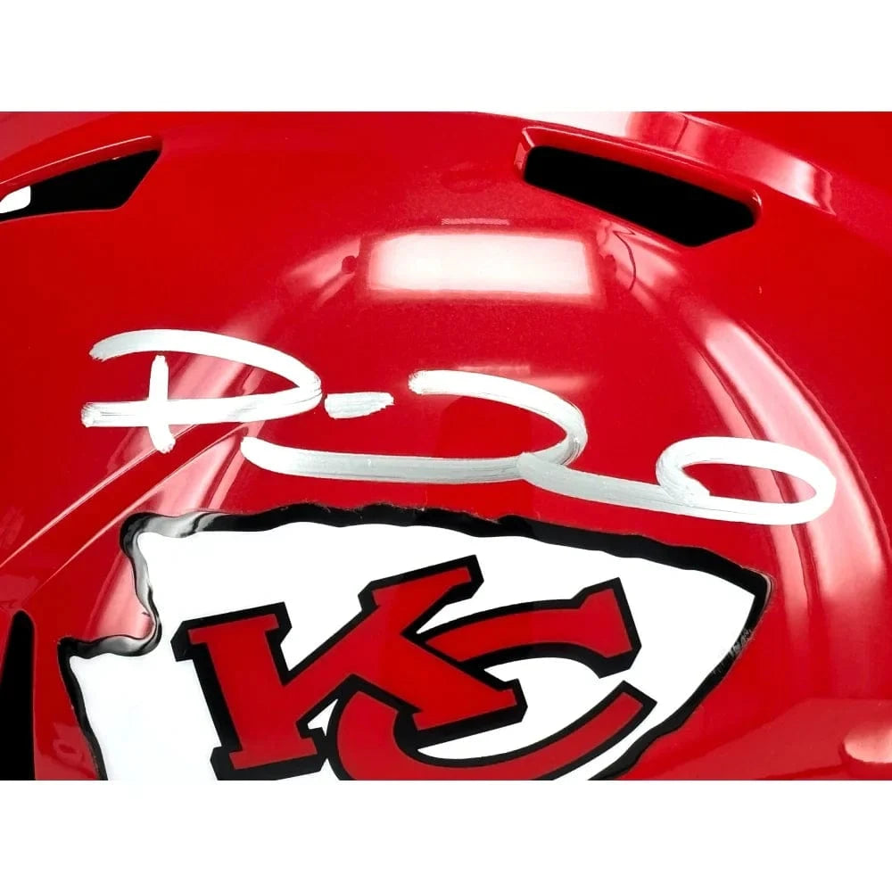 Patrick Mahomes Autographed Kansas City Chiefs Full Size Speed Helmet Fanatics Helmet Inscriptagraphs Memorabilia