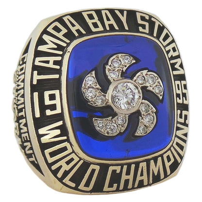 1995 Tampa Bay Storm Arena Football Championship Ring Gold & Silver Pawn Shop