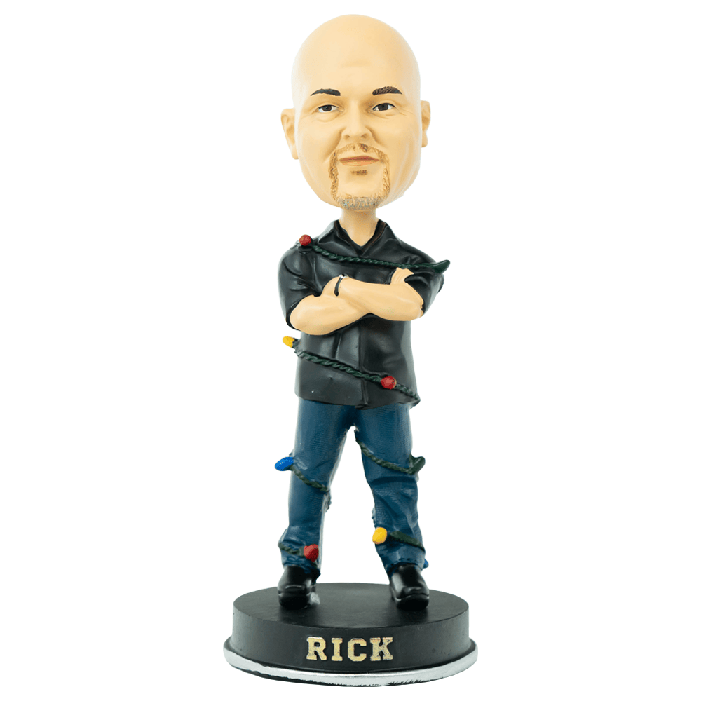 Rick Harrison Christmas Lights Bobble Head G S Pawn