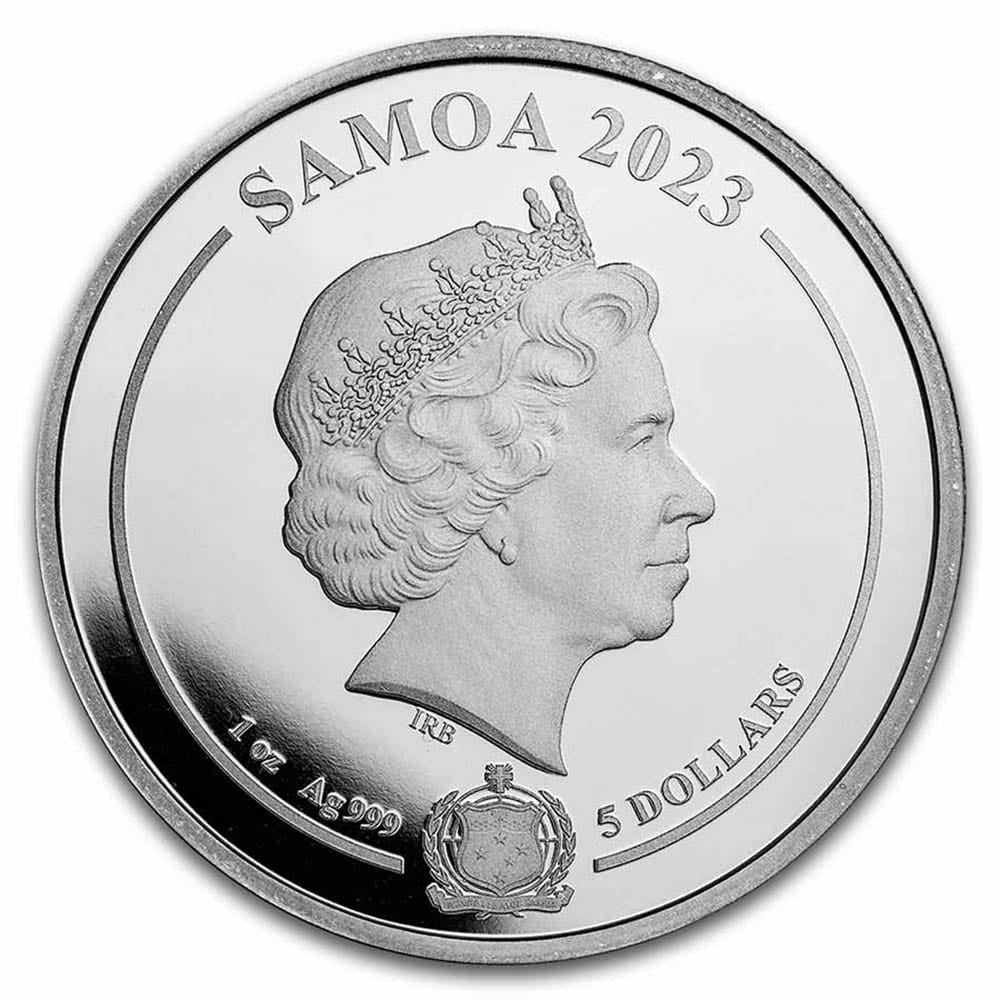 2023 Samoa "The Flash" 1oz .999 Fine Silver Coin