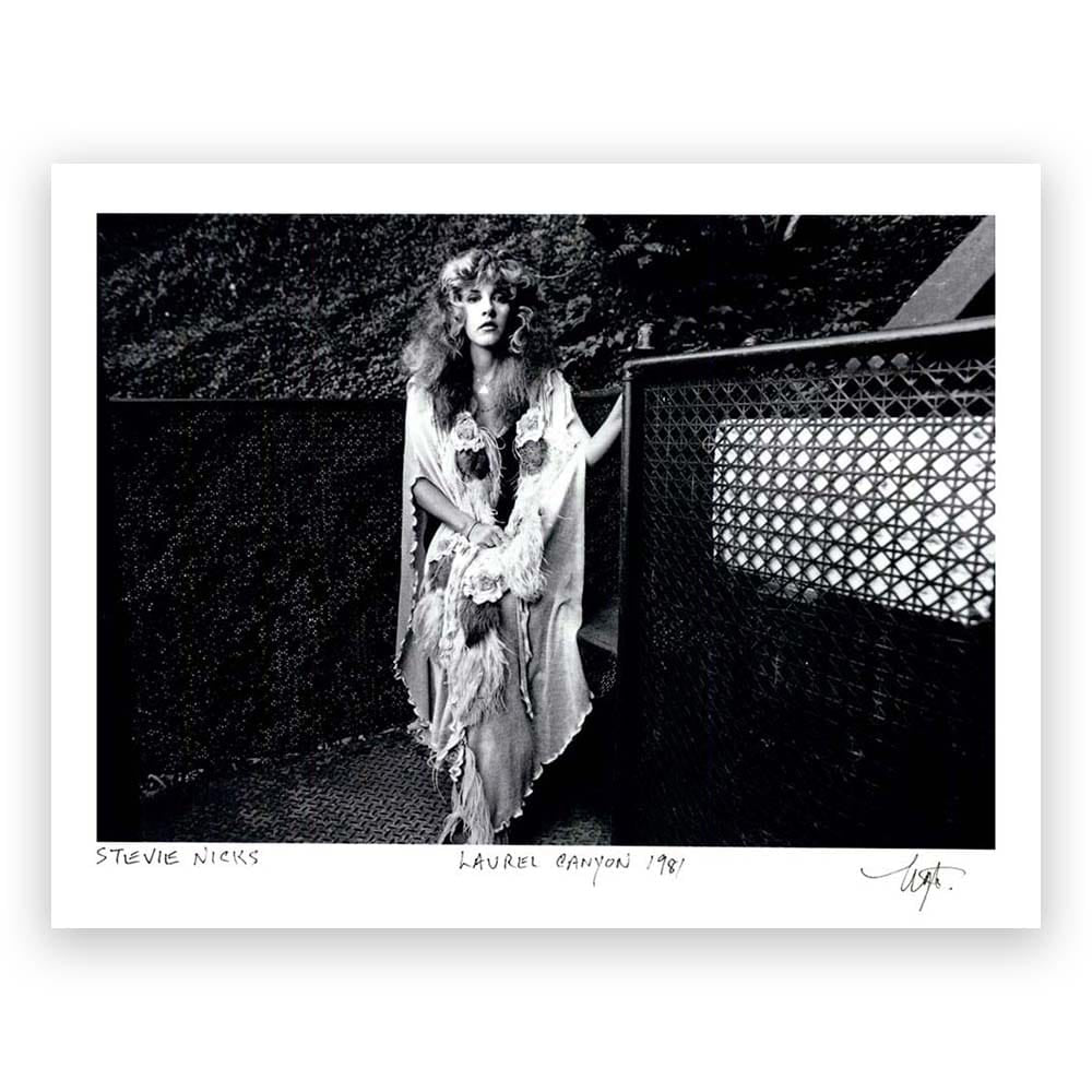 Neal Preston: Stevie Nicks Laurel Canyon 1981 Art Gold & Silver Pawn Shop