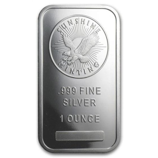 5oz Silver Bar Various Mints