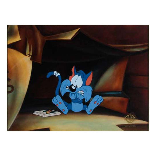 Warner Bros Animation Cel "Furrball" from Tiny Toon Adventures