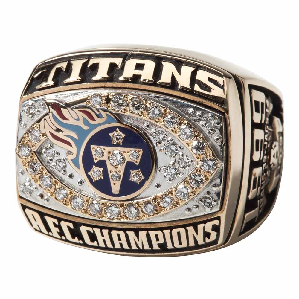 1999 Tennessee Titans AFC Championship Ring