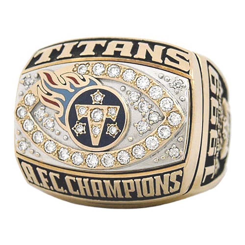 1999 Tennessee Titans AFC Championship Ring Gold & Silver Pawn Shop