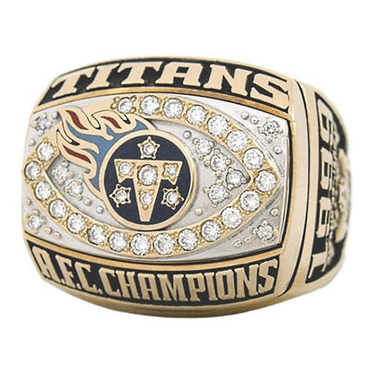 1999 Tennessee Titans AFC Championship Ring Gold & Silver Pawn Shop
