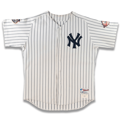 New York Yankees 2003 World Series Jose Contreras Game Worn Jersey Gold & Silver Pawn Shop
