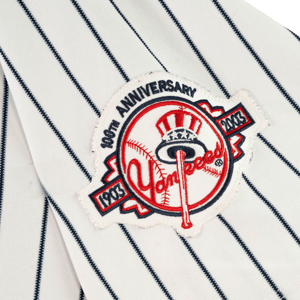 New York Yankees 2003 World Series Jose Contreras Game Worn Jersey Gold & Silver Pawn Shop