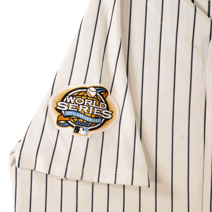 New York Yankees 2003 World Series Jose Contreras Game Worn Jersey Gold & Silver Pawn Shop