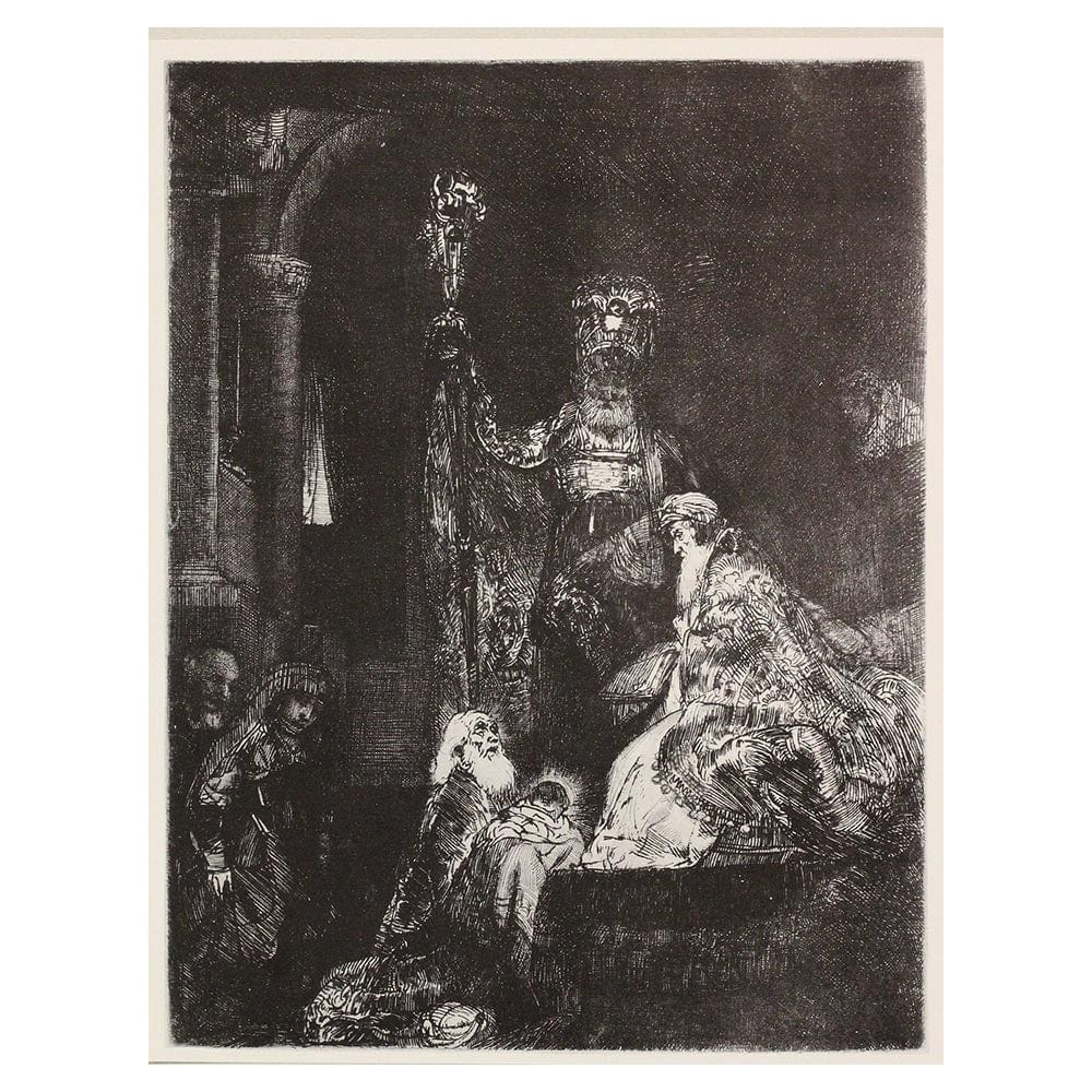 Rembrandt Van Rijn; The Presentation in the Temple: in the Dark Manner