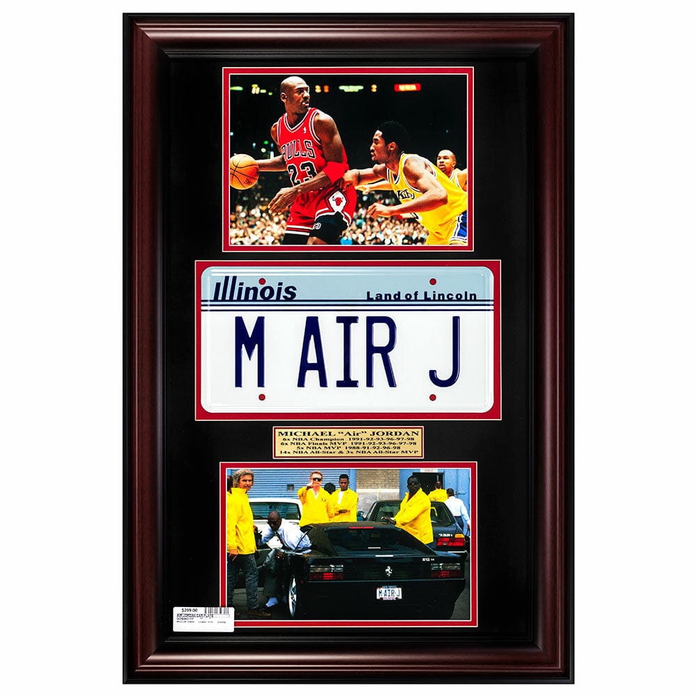 Michael Jordan License Plate Memorabilia thumbnail