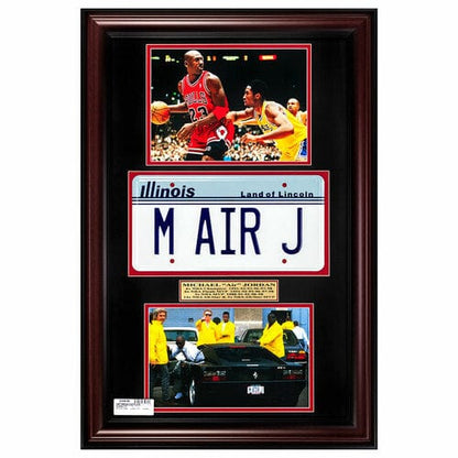 Michael Jordan License Plate Memorabilia