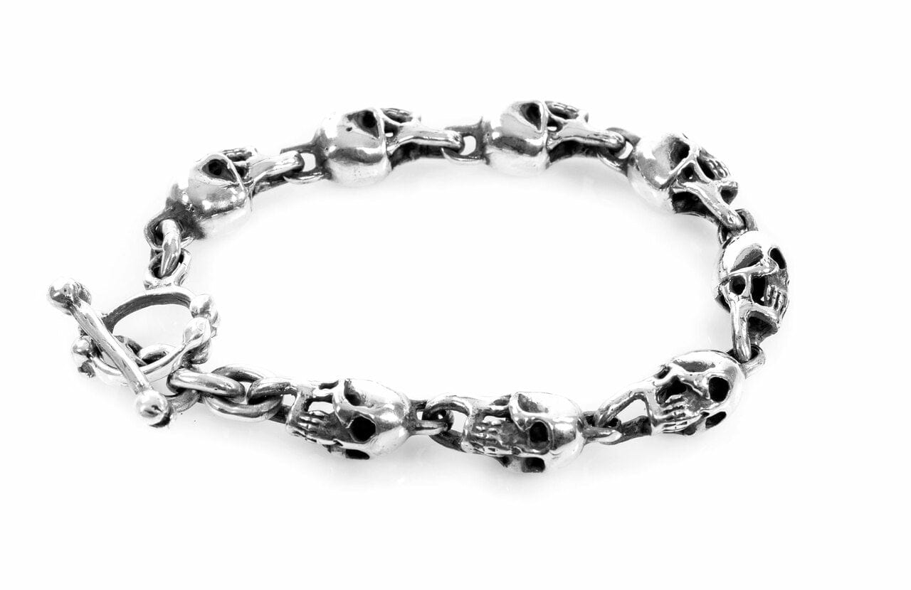 Rick's Skull Link Bracelet 58 grams