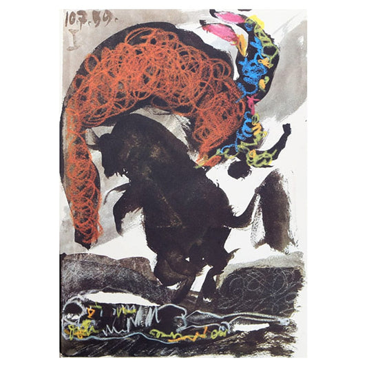 Pablo Picasso lithograph 1961 Toros y toreros 