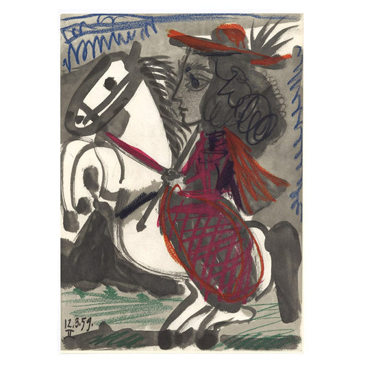Pablo Picasso lithograph 1961 Toros y toreros 