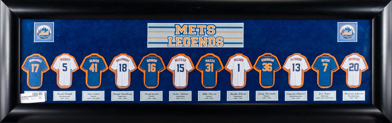 New York Mets Legends Framed Memorabilia 1