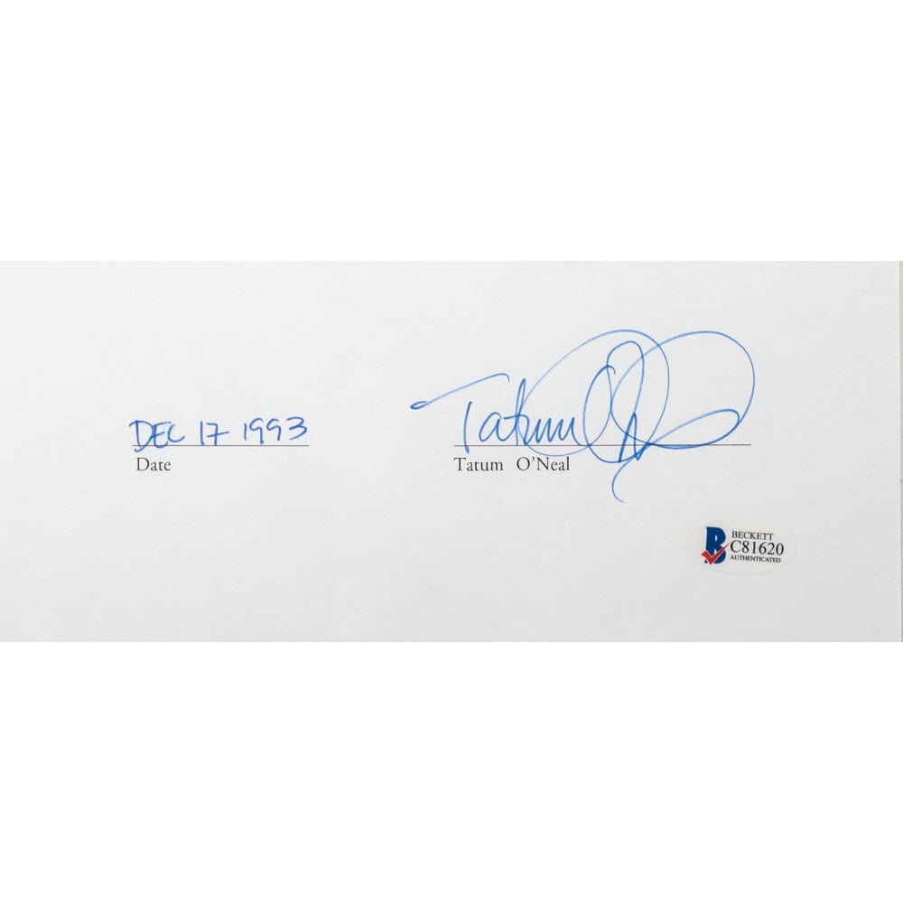 Face to Face Board Game Celebrity Autograph-Tatum O'Neal
