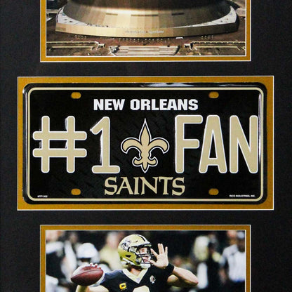 New Orleans Saints #1 Fan Plate