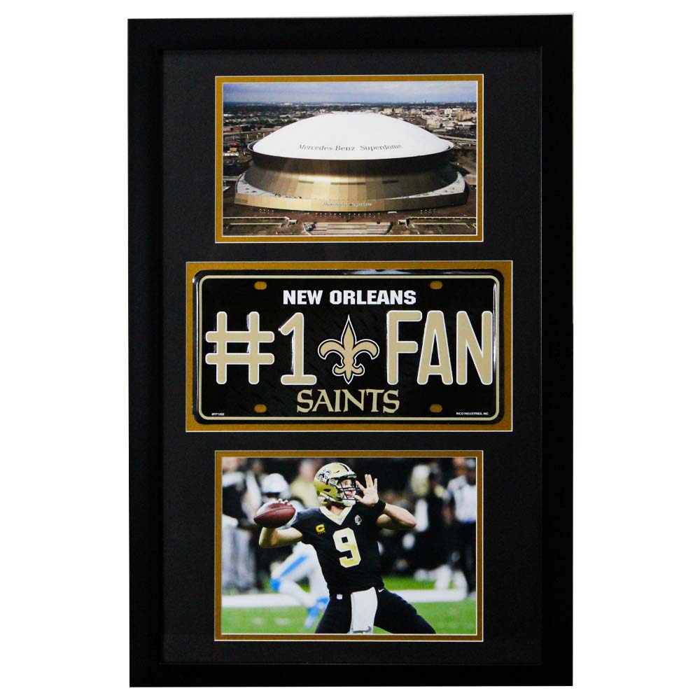 New Orleans Saints #1 Fan Plate