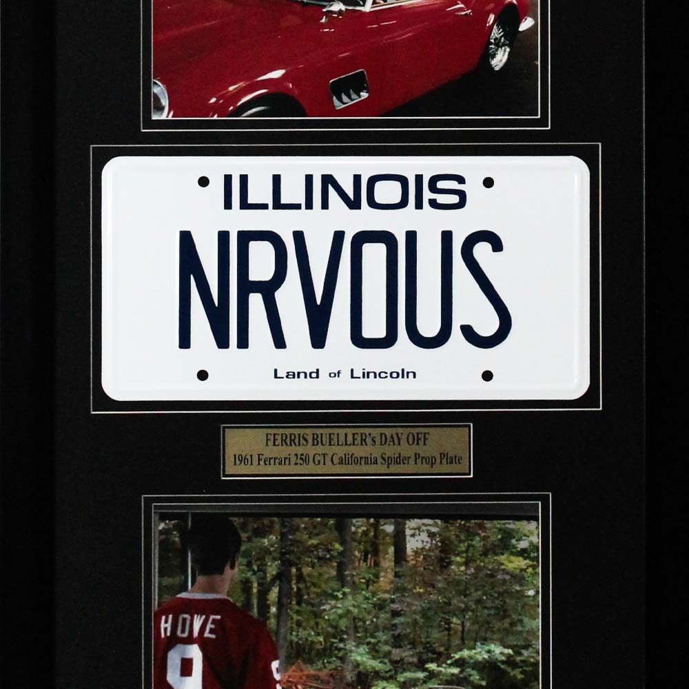 NRVOUS Plate - Ferris Bueller