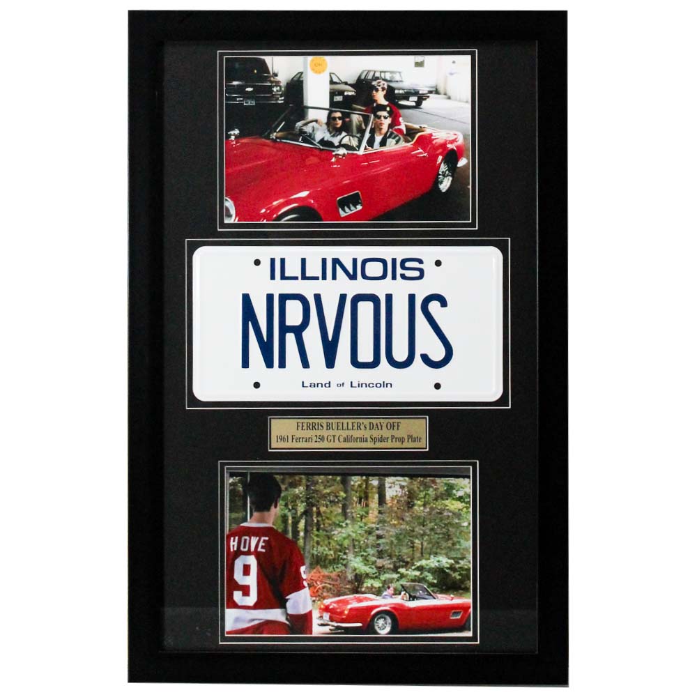 NRVOUS Plate - Ferris Bueller