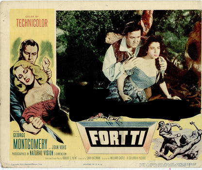 3 Dimensions Fort Ti Movie Lobby Card