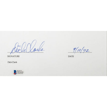 Dick Clark Autograph