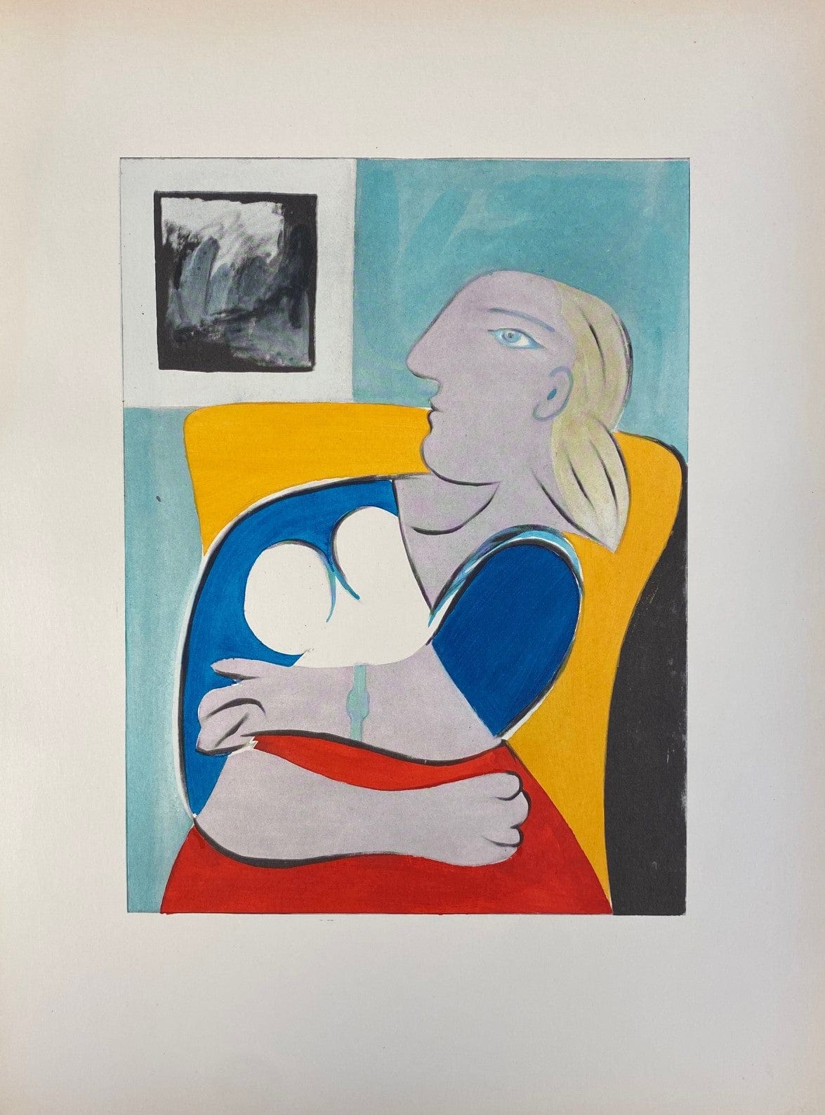 Picasso - Donna Nella Poltrona Gialla Art G S Pawn