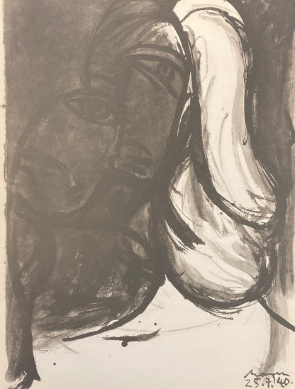 Pablo Picasso; Untitled from Carnet de Dessins Cahiers d'Art, Paris – 1948