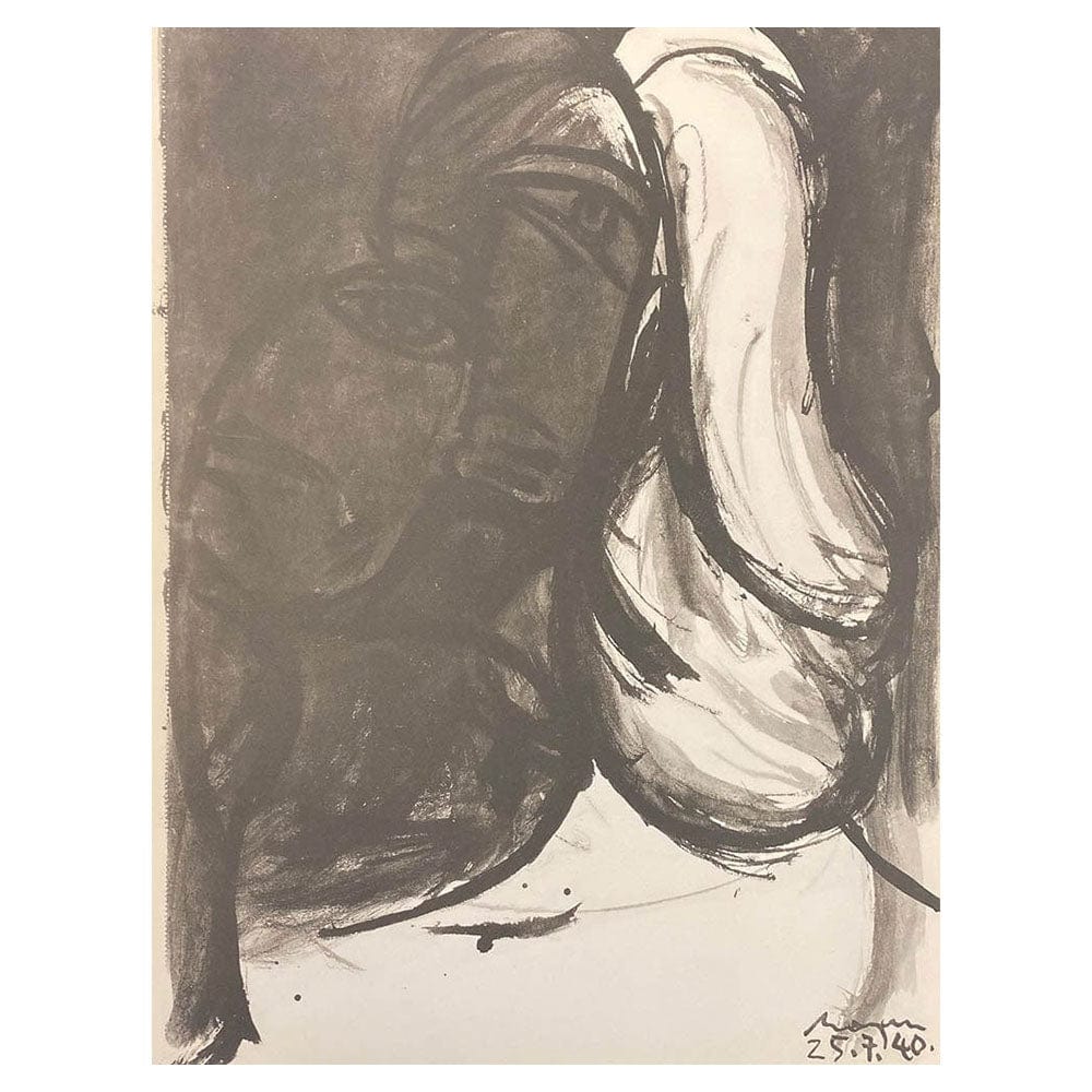 Pablo Picasso; Untitled from Carnet de Dessins Cahiers d'Art, Paris – 1948