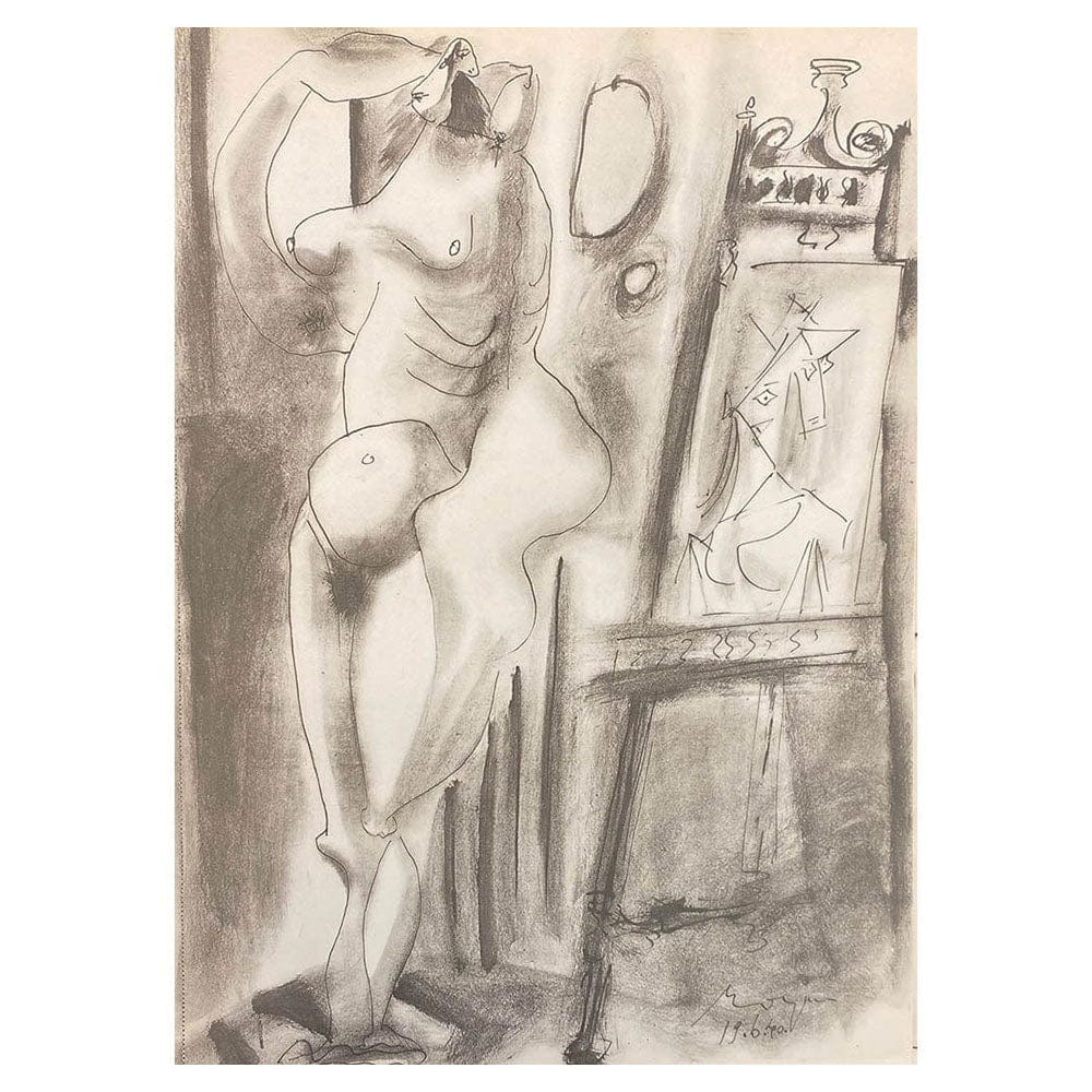 Pablo Picasso; Untitled from Carnet de Dessins Cahiers d'Art, Paris – 1948