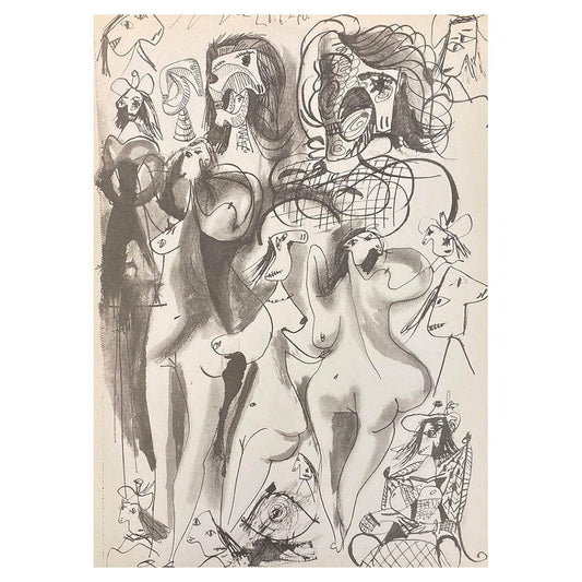 Pablo Picasso; Untitled from Carnet de Dessins Cahiers d'Art, Paris – 1948