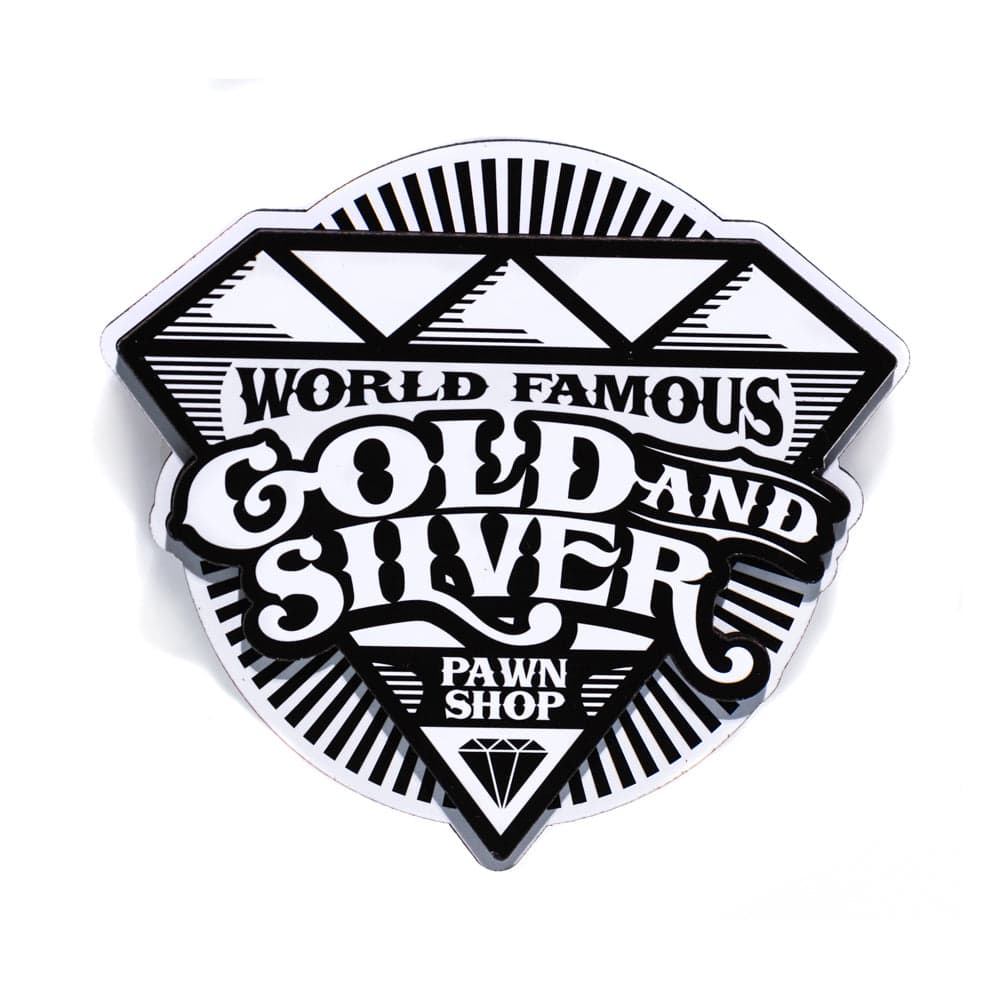 Wooden Gold & Silver Pawn Magnets