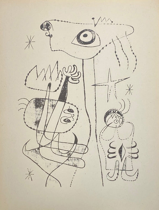 Joan Miro; Lithograph XXXVII