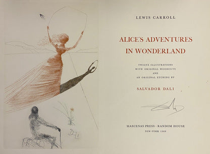 Salvador Dali - Alice in Wonderland Cover Page